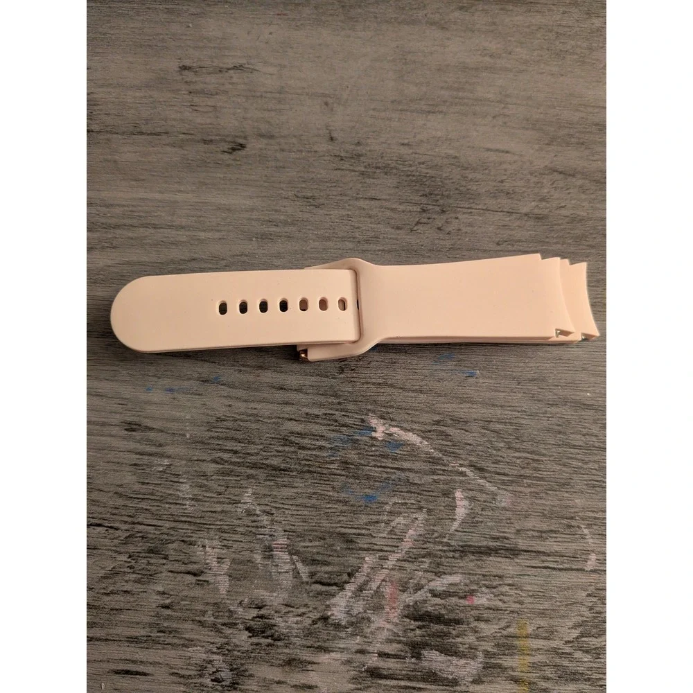 Samsung Galaxy Watch Sport Band Pink Rose Gold Hardware M/L Strap